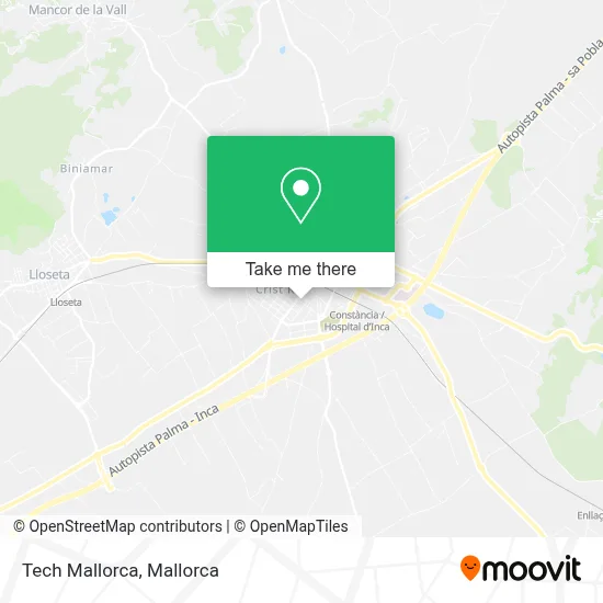 Tech Mallorca map