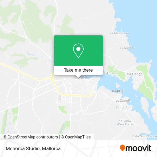 Menorca Studio map