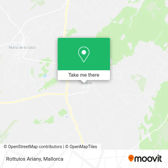 Rottulos Ariany map