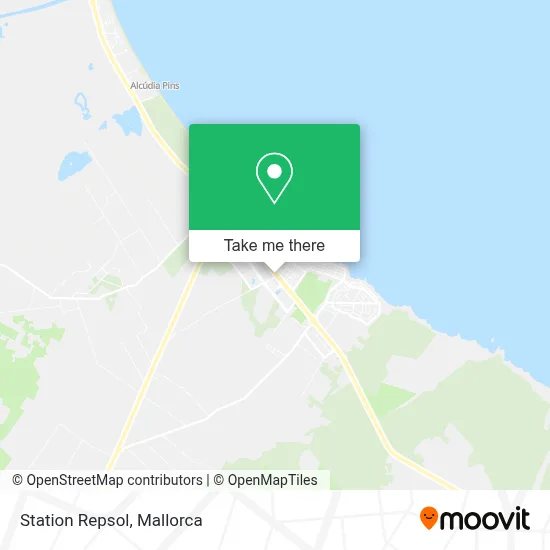Station Repsol map