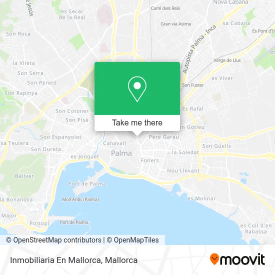 Inmobiliaria En Mallorca map