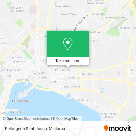 Rellotgeria Sant Josep map