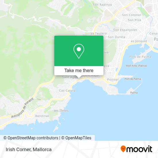 Irish Corner map