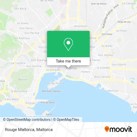 Rouge Mallorca map
