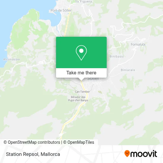 Station Repsol map