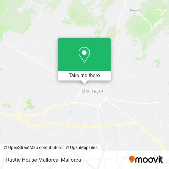 Rustic House Mallorca map