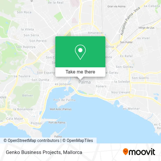 Genko Business Projects map