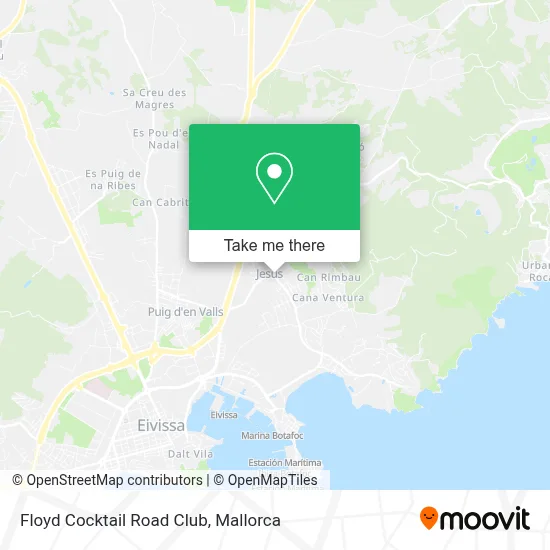 Floyd Cocktail Road Club map