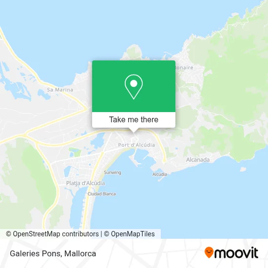 Galeries Pons map