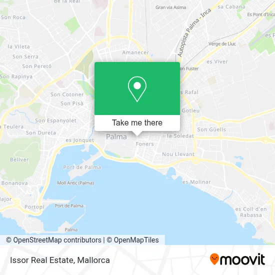 Issor Real Estate map