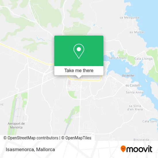 Isasmenorca map