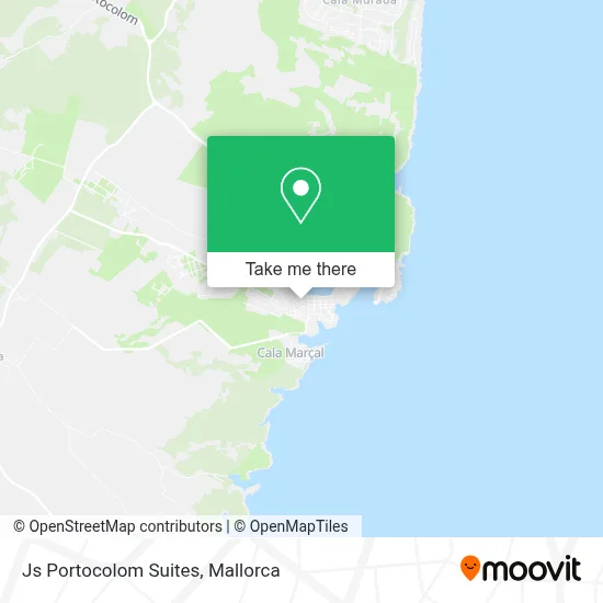 Js Portocolom Suites map