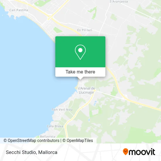Secchi Studio map
