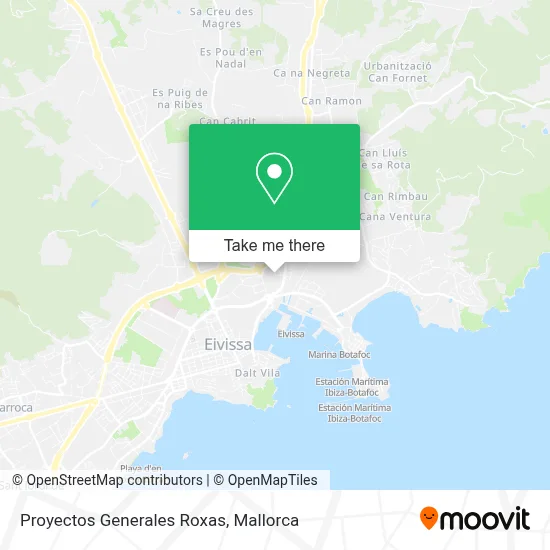 Proyectos Generales Roxas map