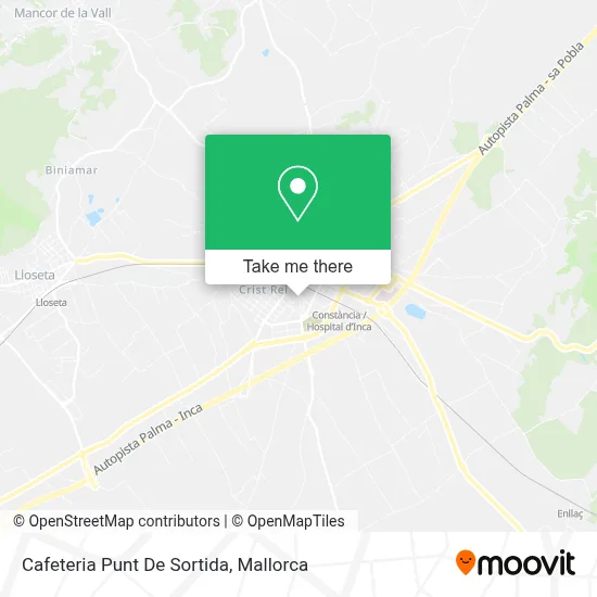 Cafeteria Punt De Sortida map