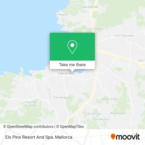 Els Pins Resort And Spa map