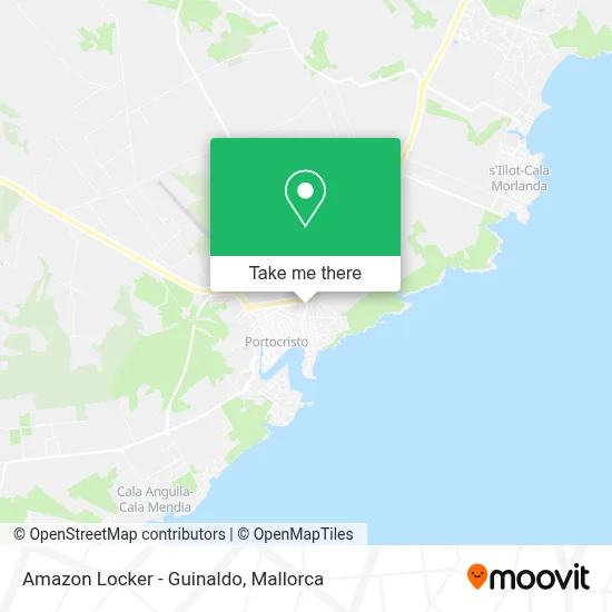 Amazon Locker - Guinaldo map