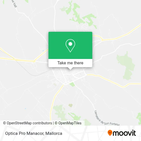 Optica Pro Manacor map