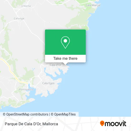 Parque De Cala D'Or map