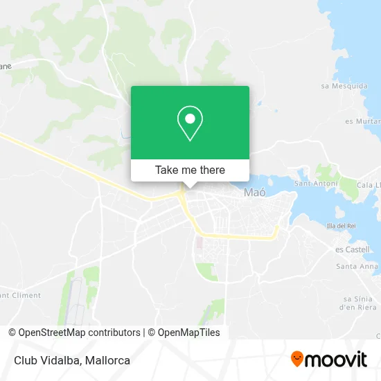 Club Vidalba map
