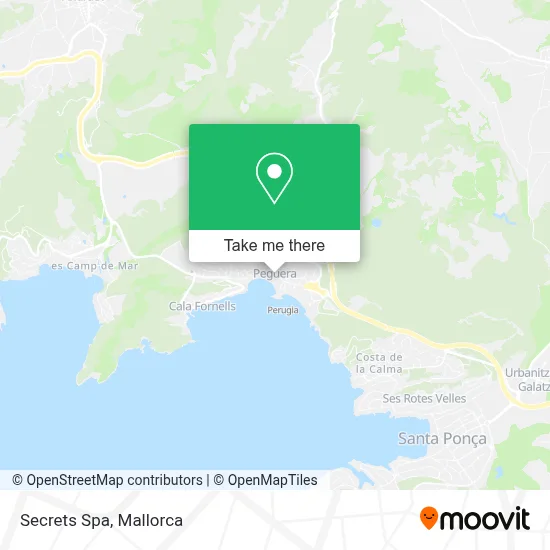 Secrets Spa map