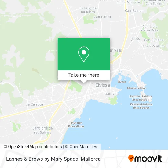 Lashes & Brows by Mary Spada map