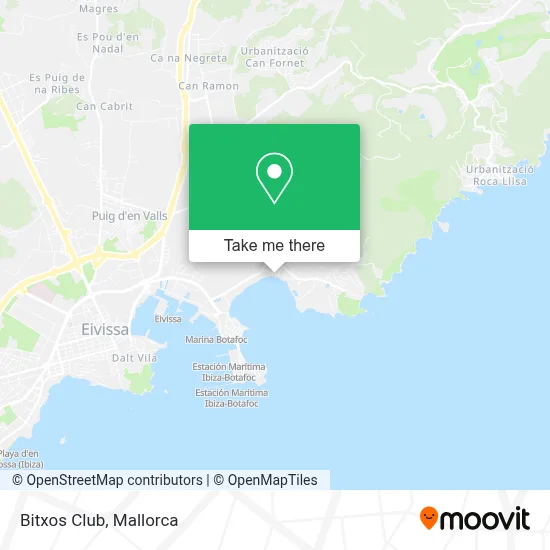 Bitxos Club map