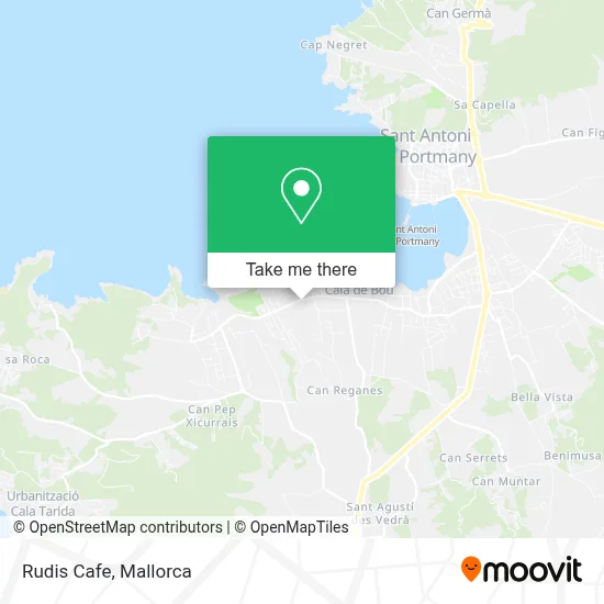 Rudis Cafe map