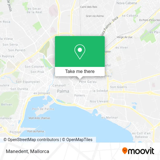 Manedent map