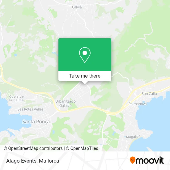 Alago Events map