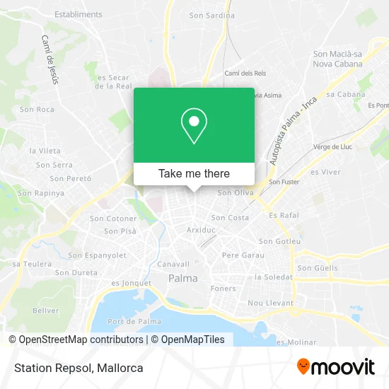 Station Repsol map