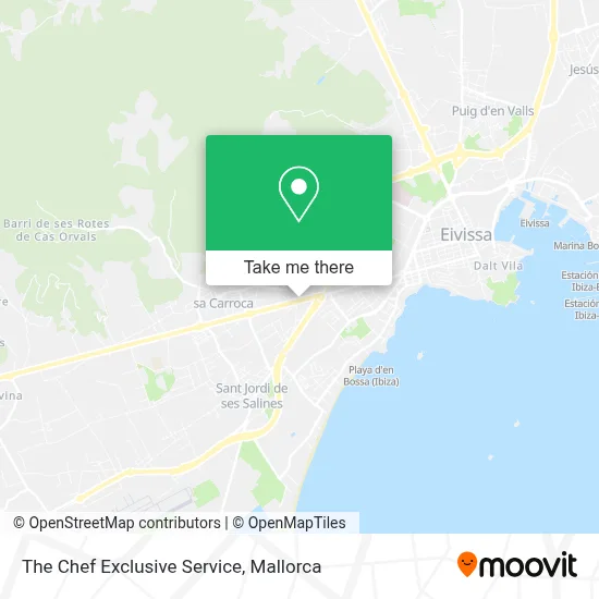 The Chef Exclusive Service map