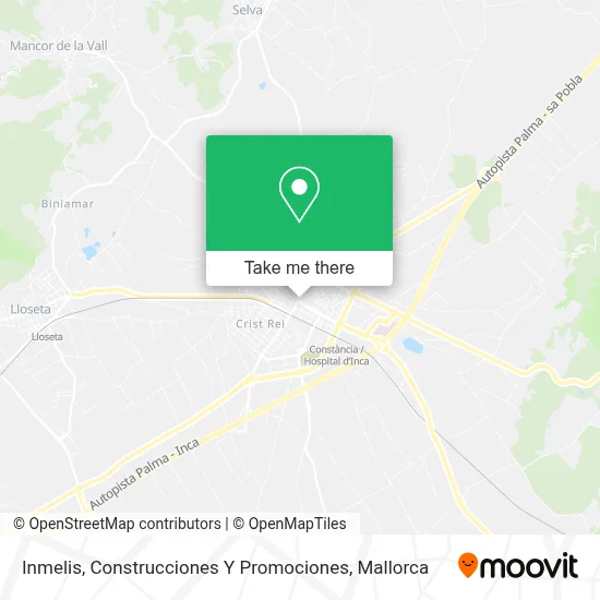 Inmelis, Construcciones Y Promociones map