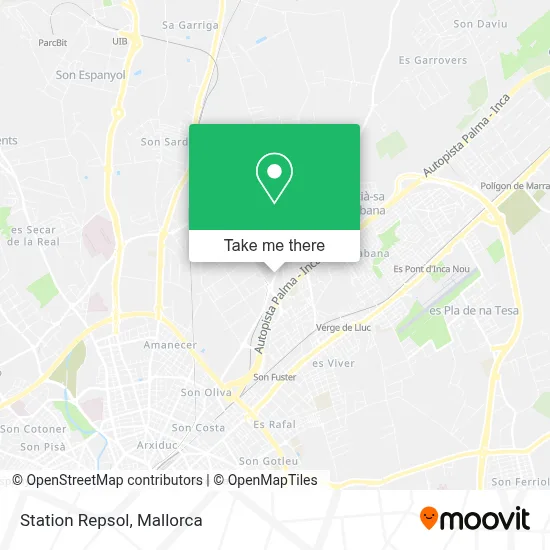 Station Repsol map
