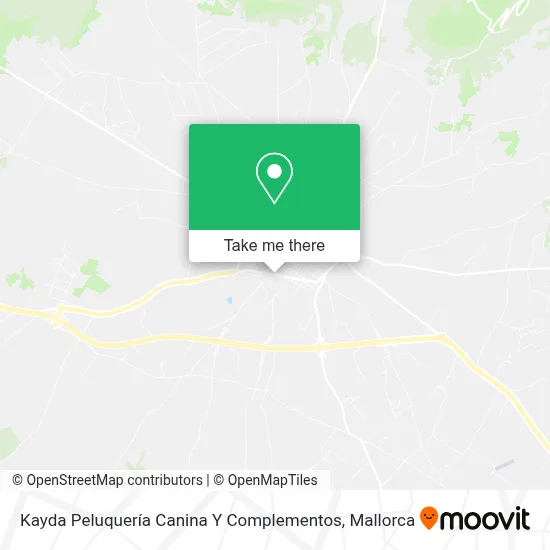 Kayda Peluquería Canina Y Complementos map