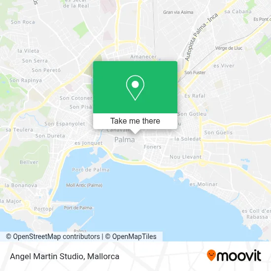 Angel Martin Studio map