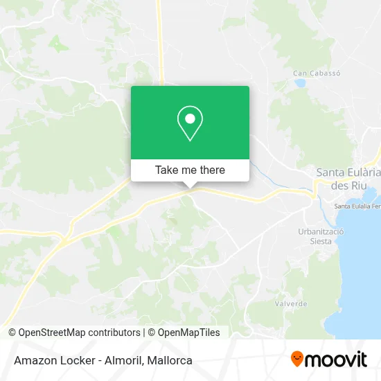 Amazon Locker - Almoril map