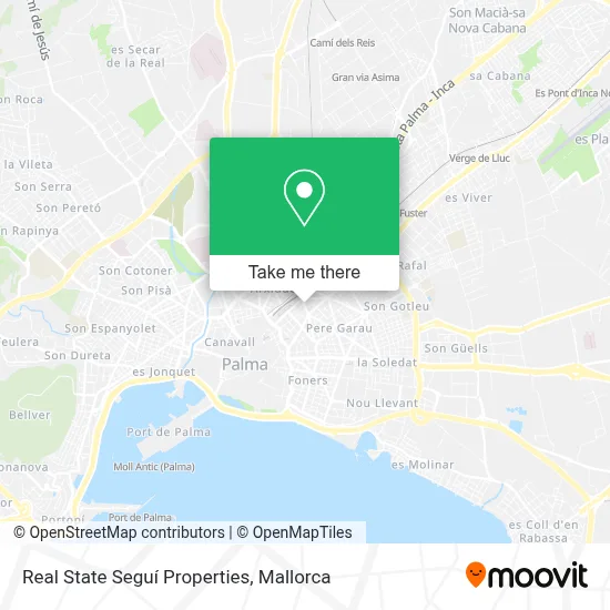 Real State Seguí Properties map
