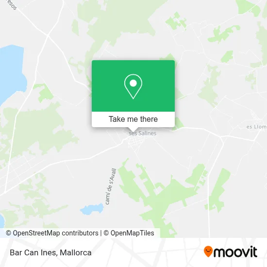 Bar Can Ines map