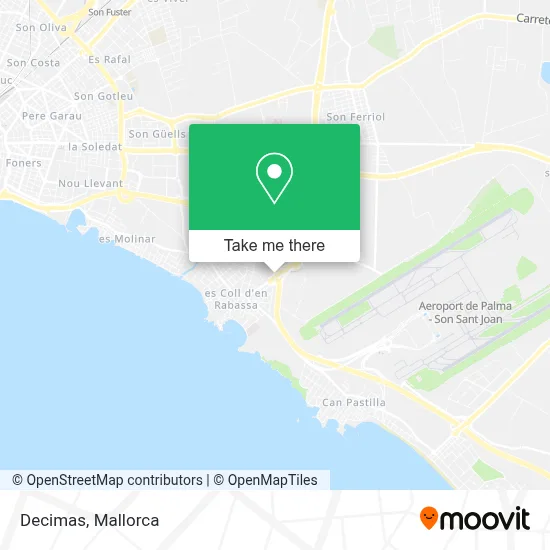Decimas map