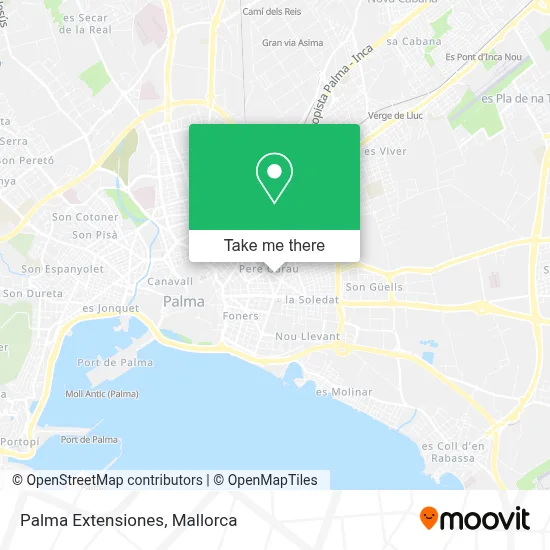 Palma Extensiones map