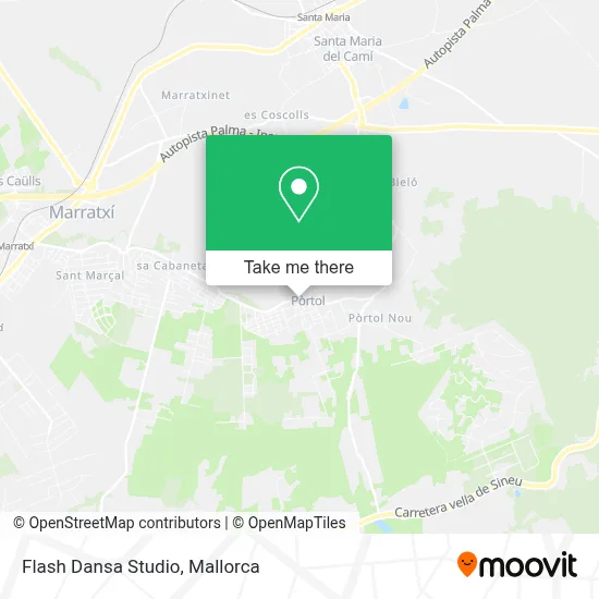 Flash Dansa Studio map