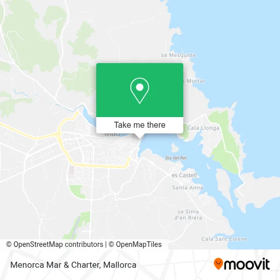 Menorca Mar & Charter map