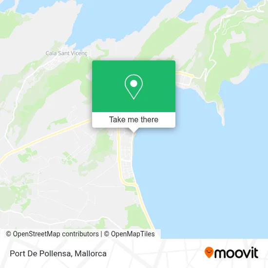 Port De Pollensa map
