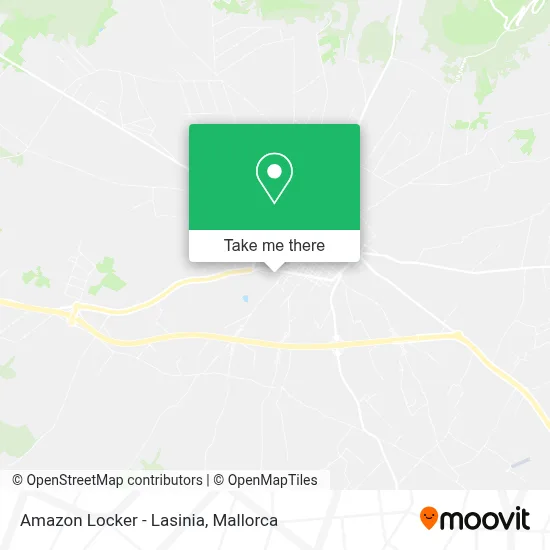 Amazon Locker - Lasinia map