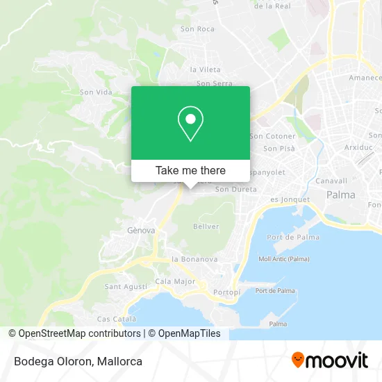 Bodega Oloron map