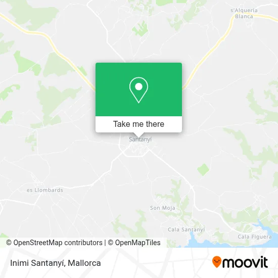 Inimi Santanyí map