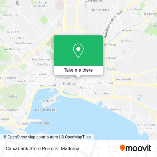 Caixabank Store Premier map