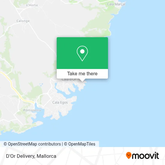 D'Or Delivery map