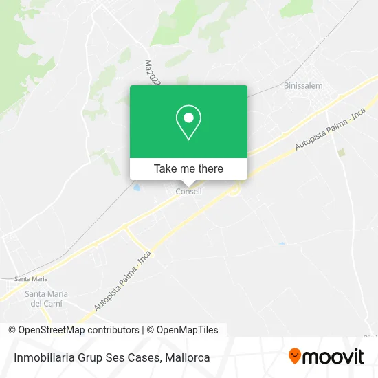 Inmobiliaria Grup Ses Cases map